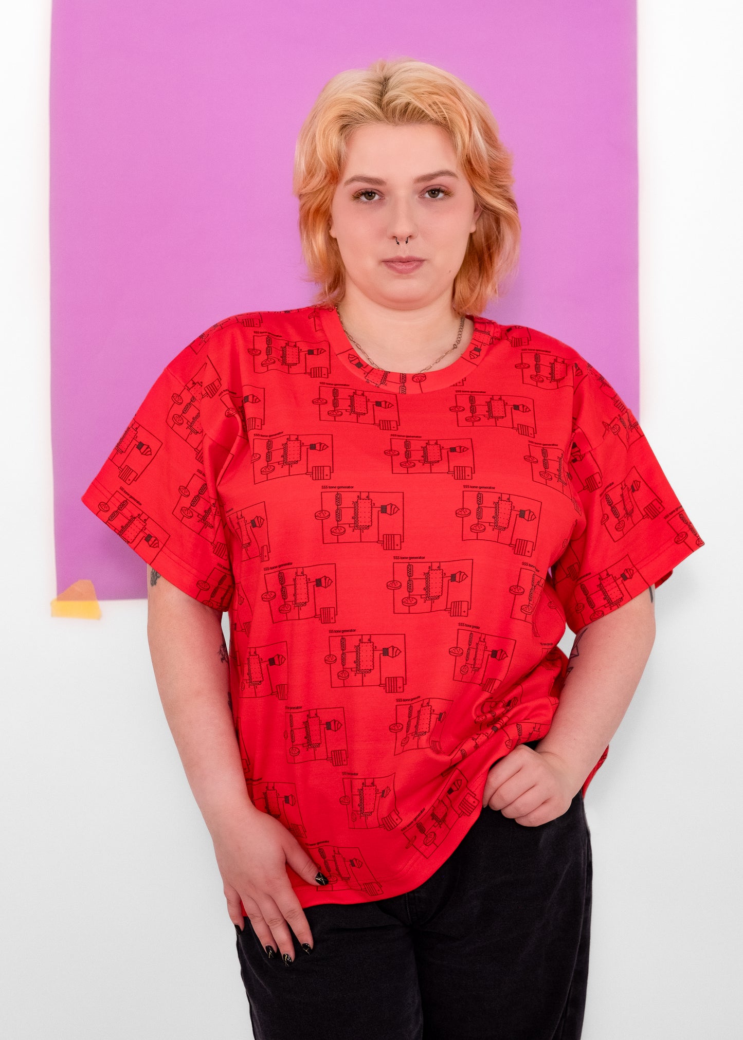 Dessert Circuit Schematic Unisex T-shirt - Tall