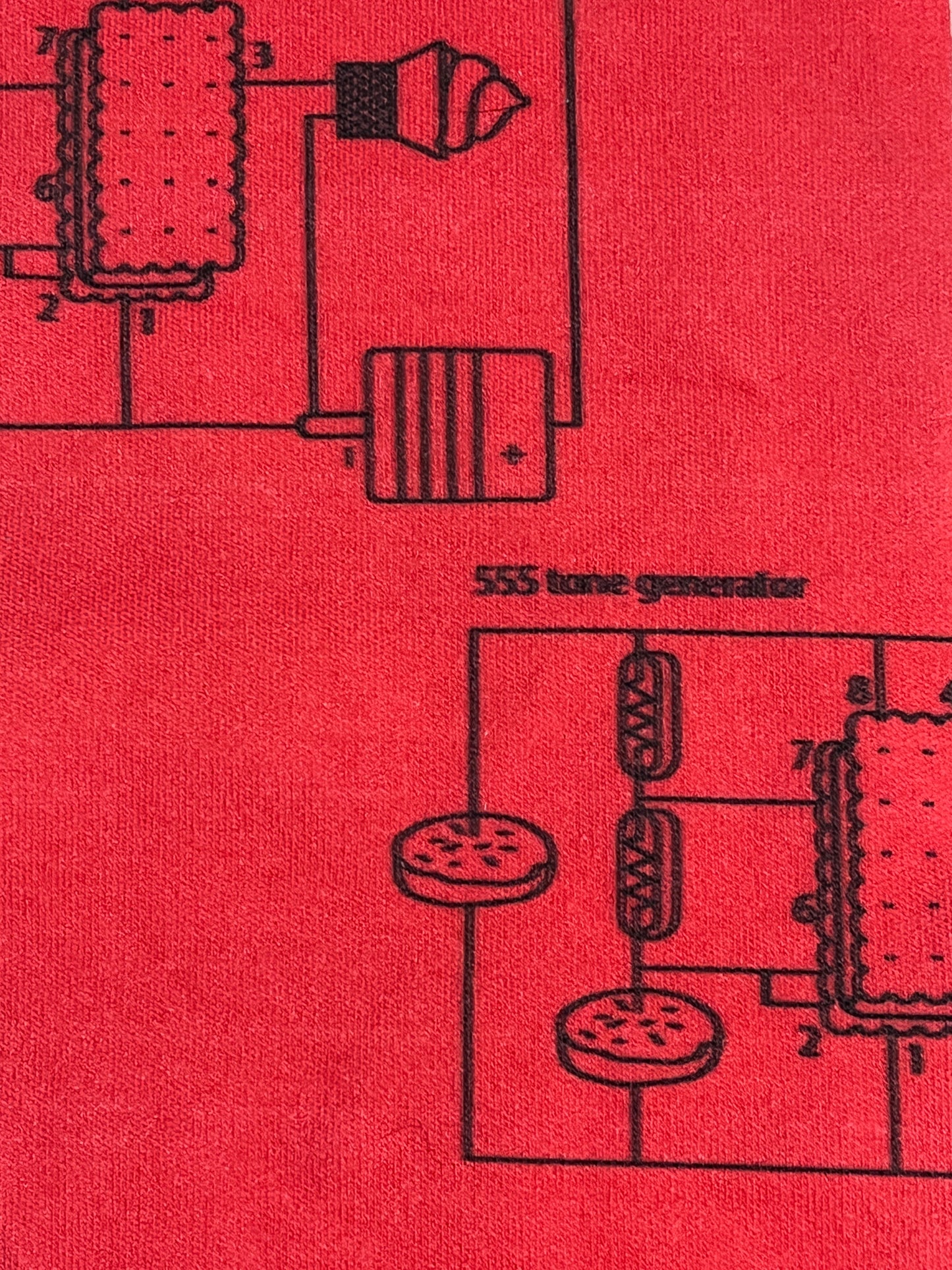 Dessert Schematic Unisex T-shirt - Cropped