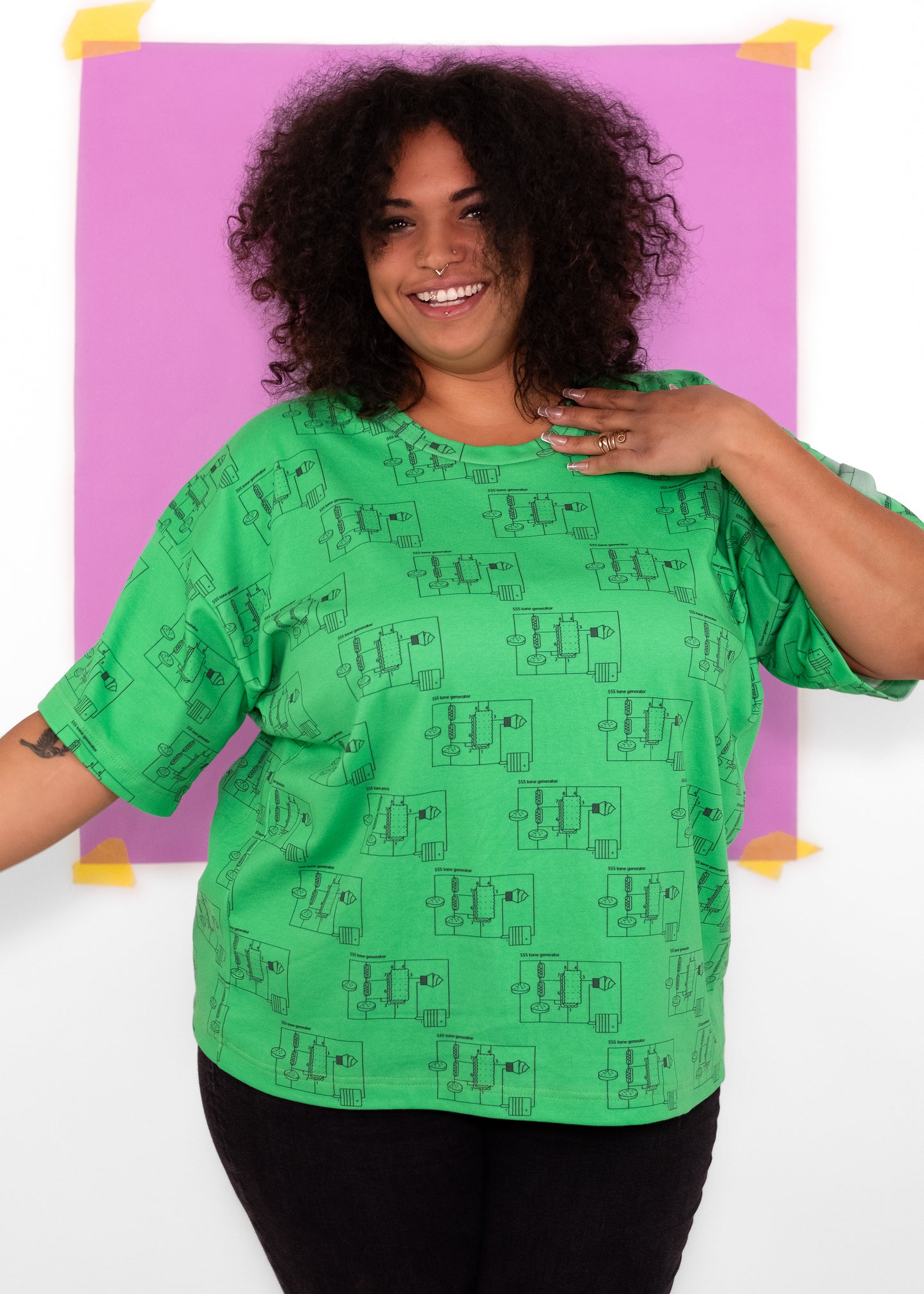 Dessert Circuit Schematic Unisex T-shirt - Tall
