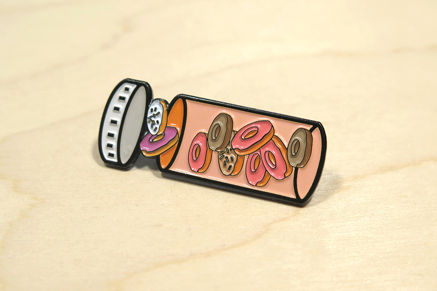 Donut Pills Soft Enamel Pin